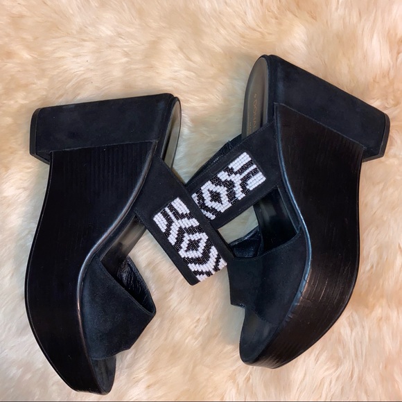 Donald J Pliner Platform Suede Studded Heels - Picture 3 of 6